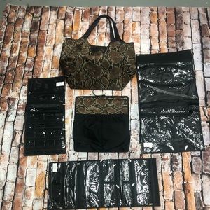 Snake Skin Waterproof 5 pc Traveling Organizers